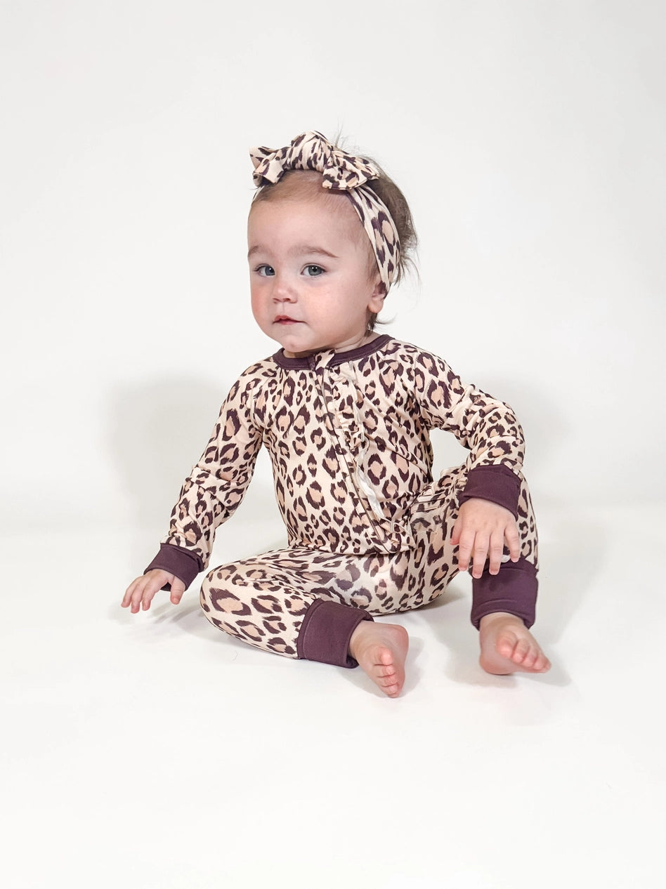 Leopard PJ Onesie