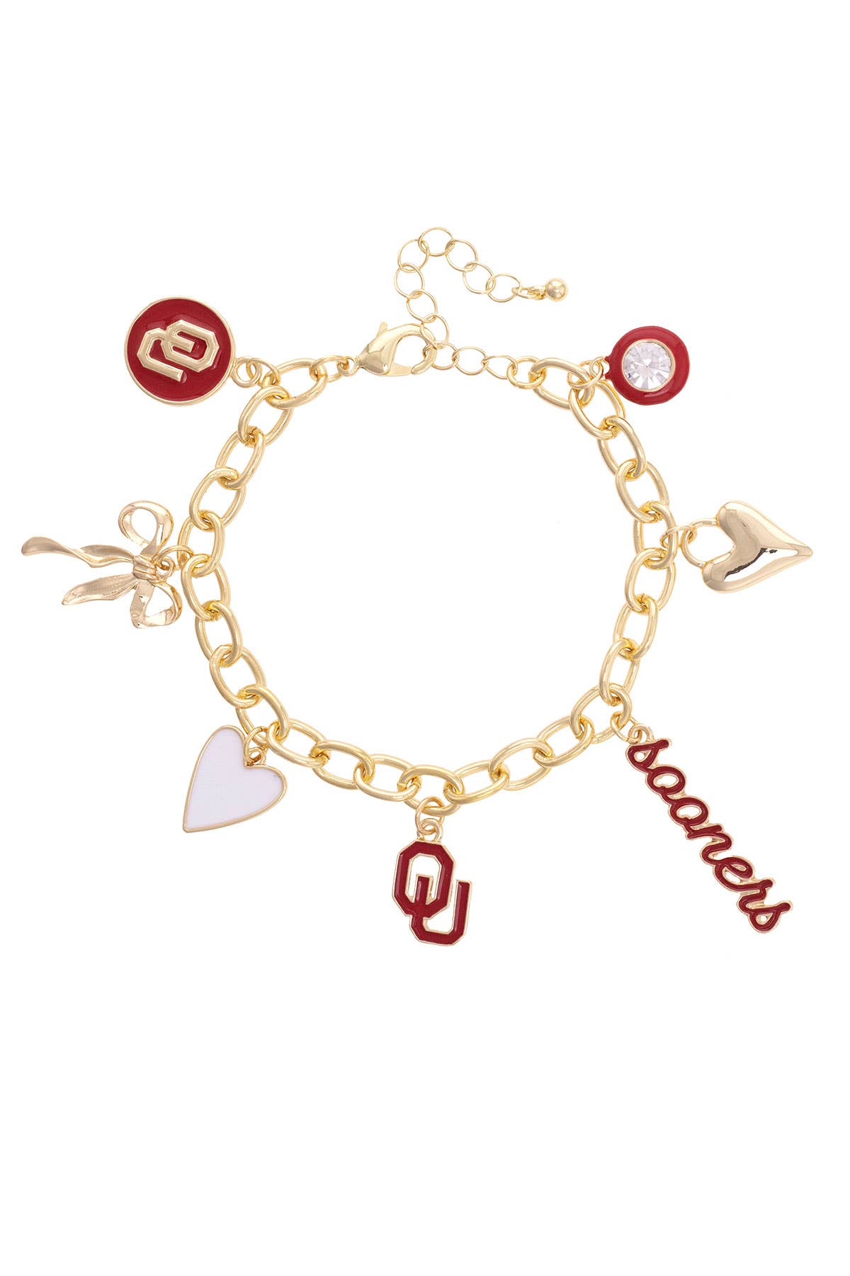 Sooners Charm Bracelet