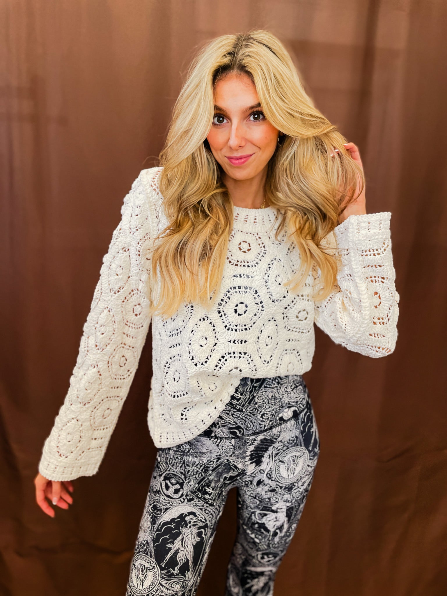 Crochet Pullover Sweater