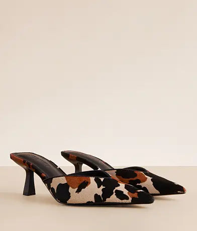 Mod Cow Suede Heel