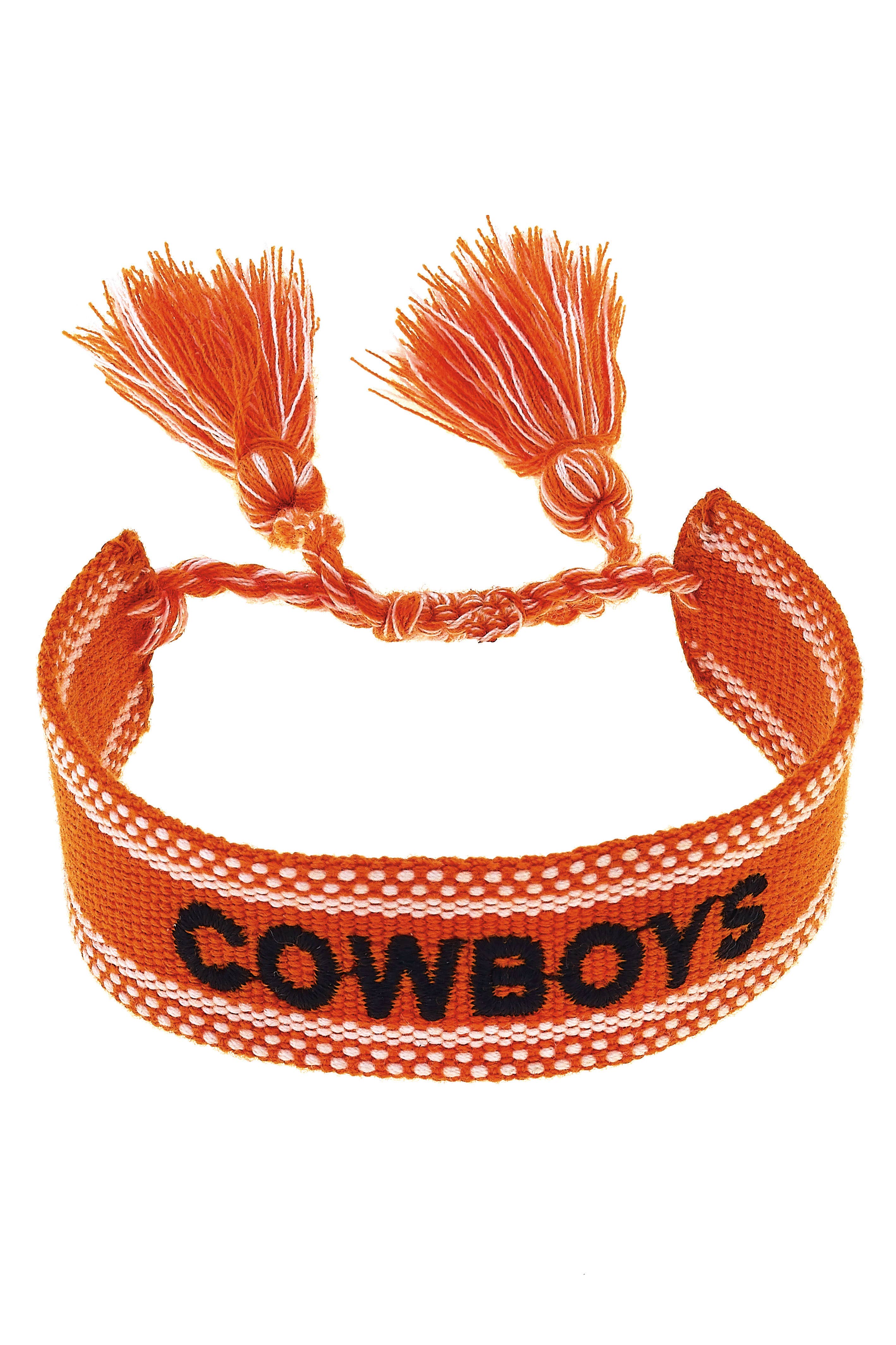 Oklahoma State Cowboys Tassel Bracelet