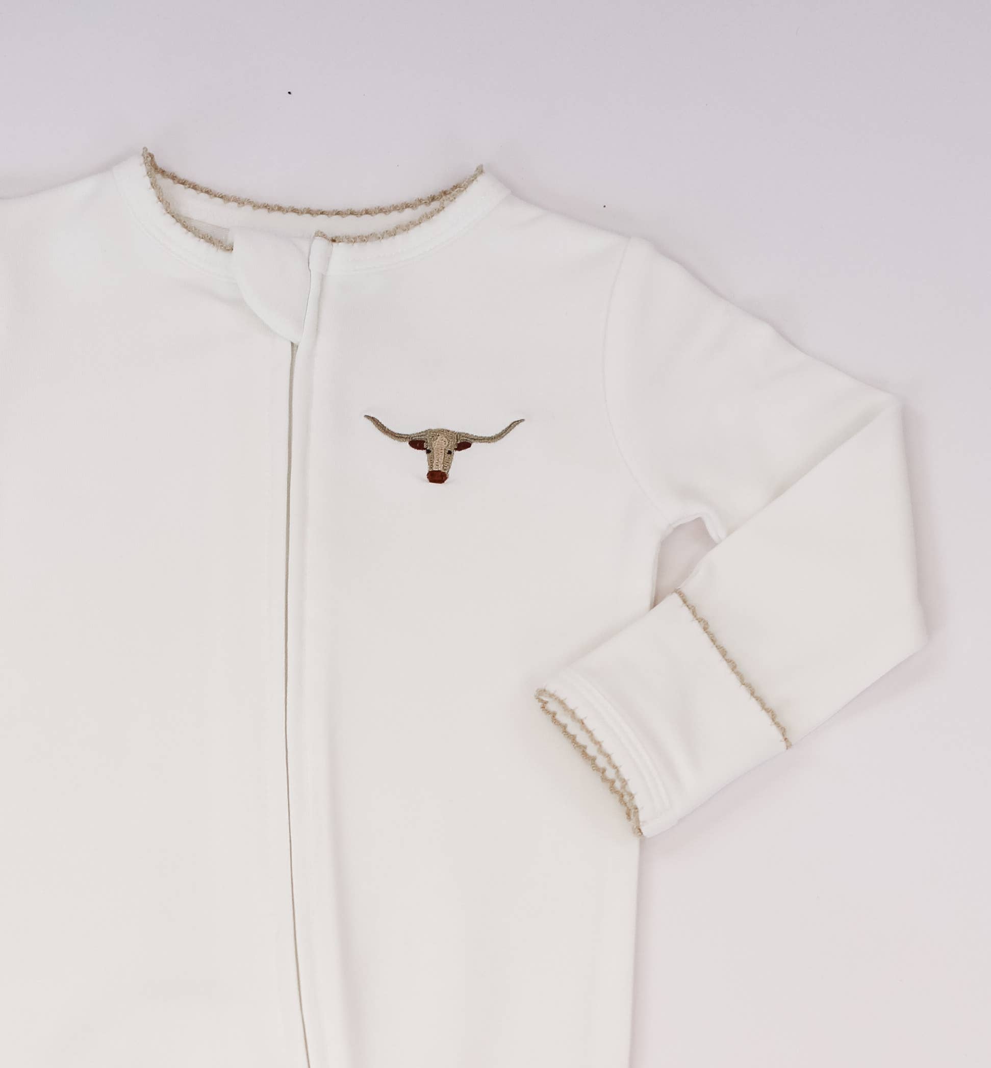 Longhorn Embroidered Baby Onesie