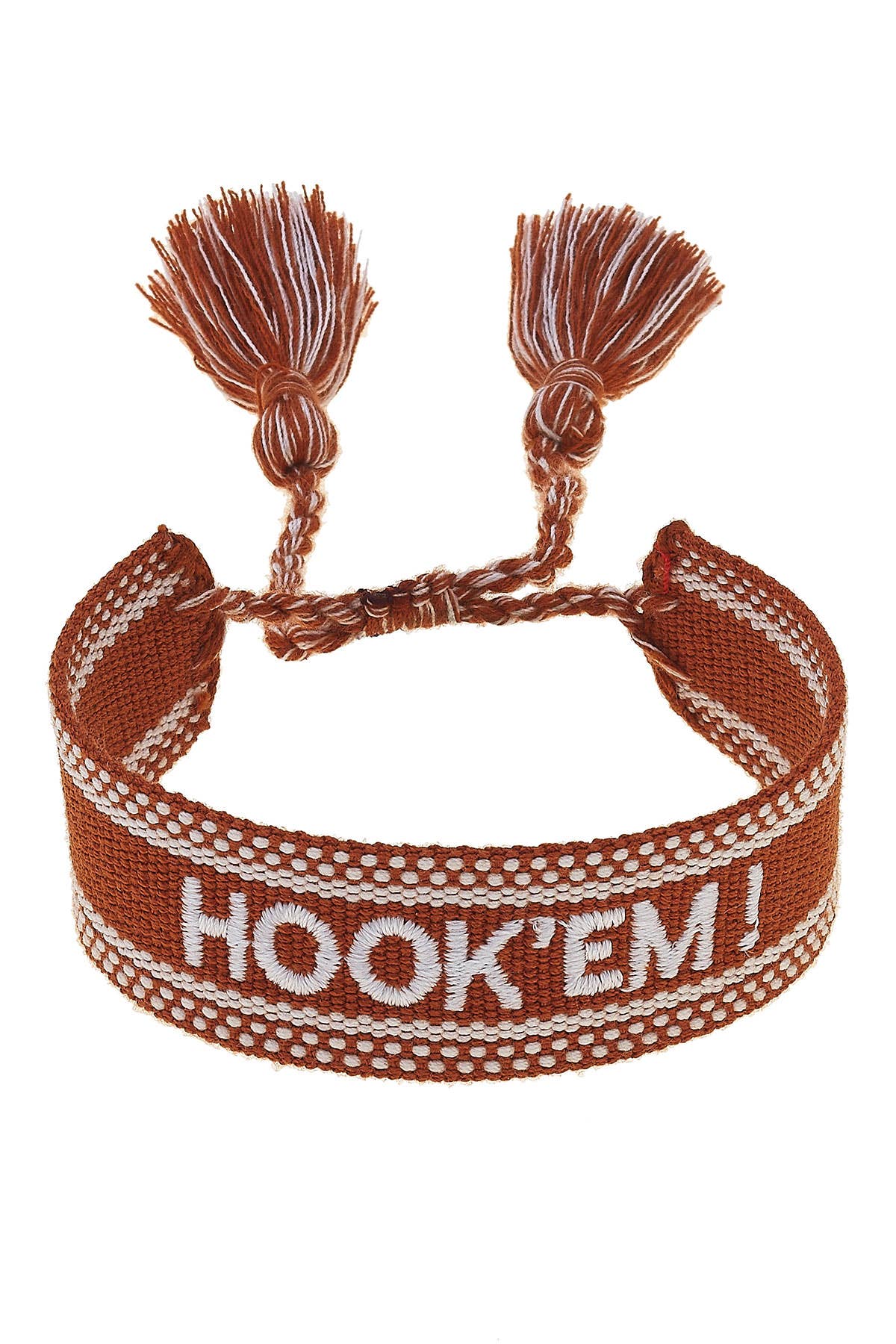 Texas Longhorns Tassel Bracelet