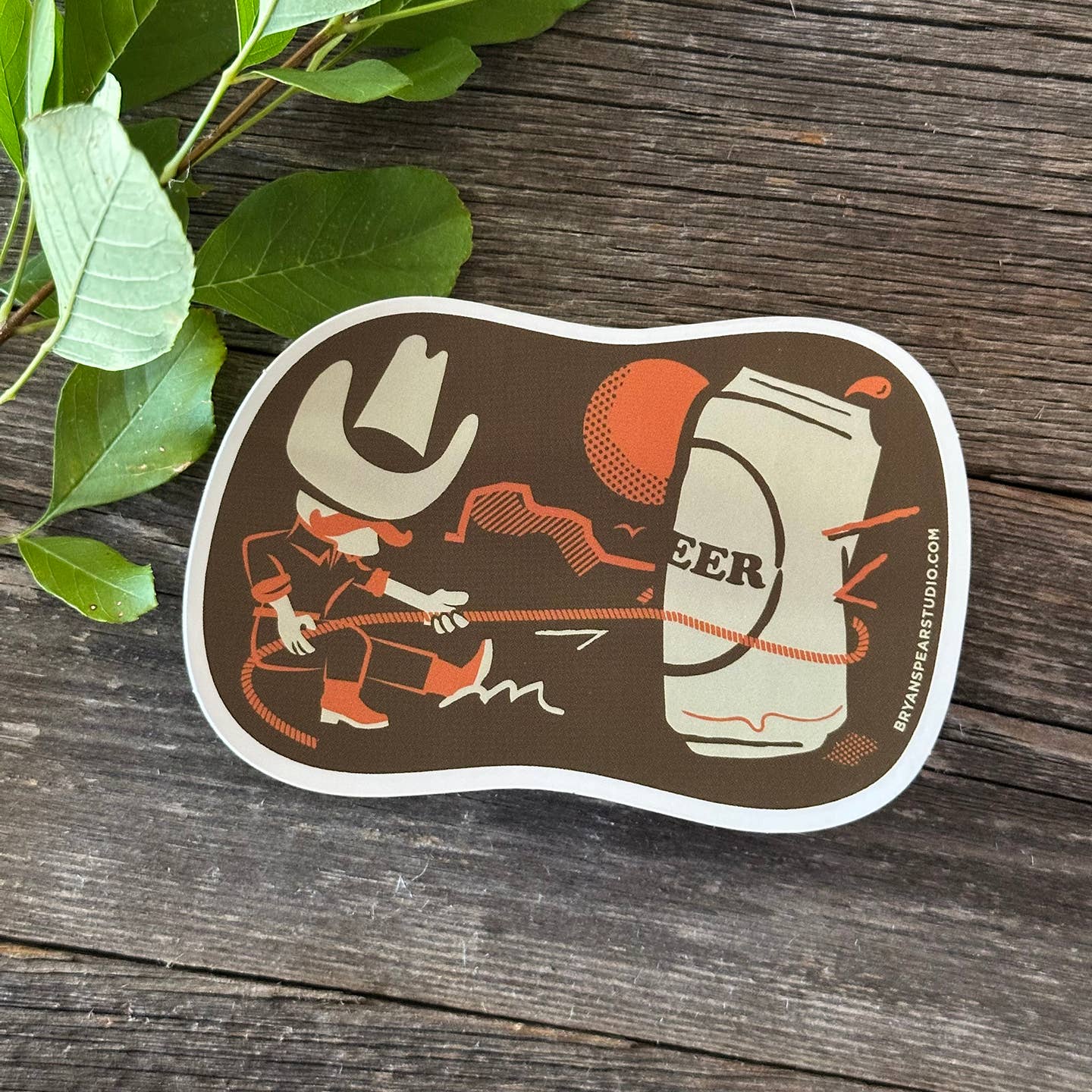 Beer Lasso Sticker