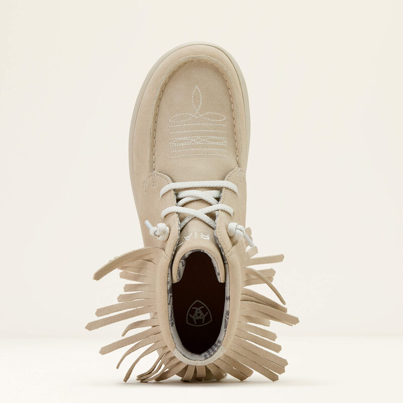 High Top Fringe Shoe