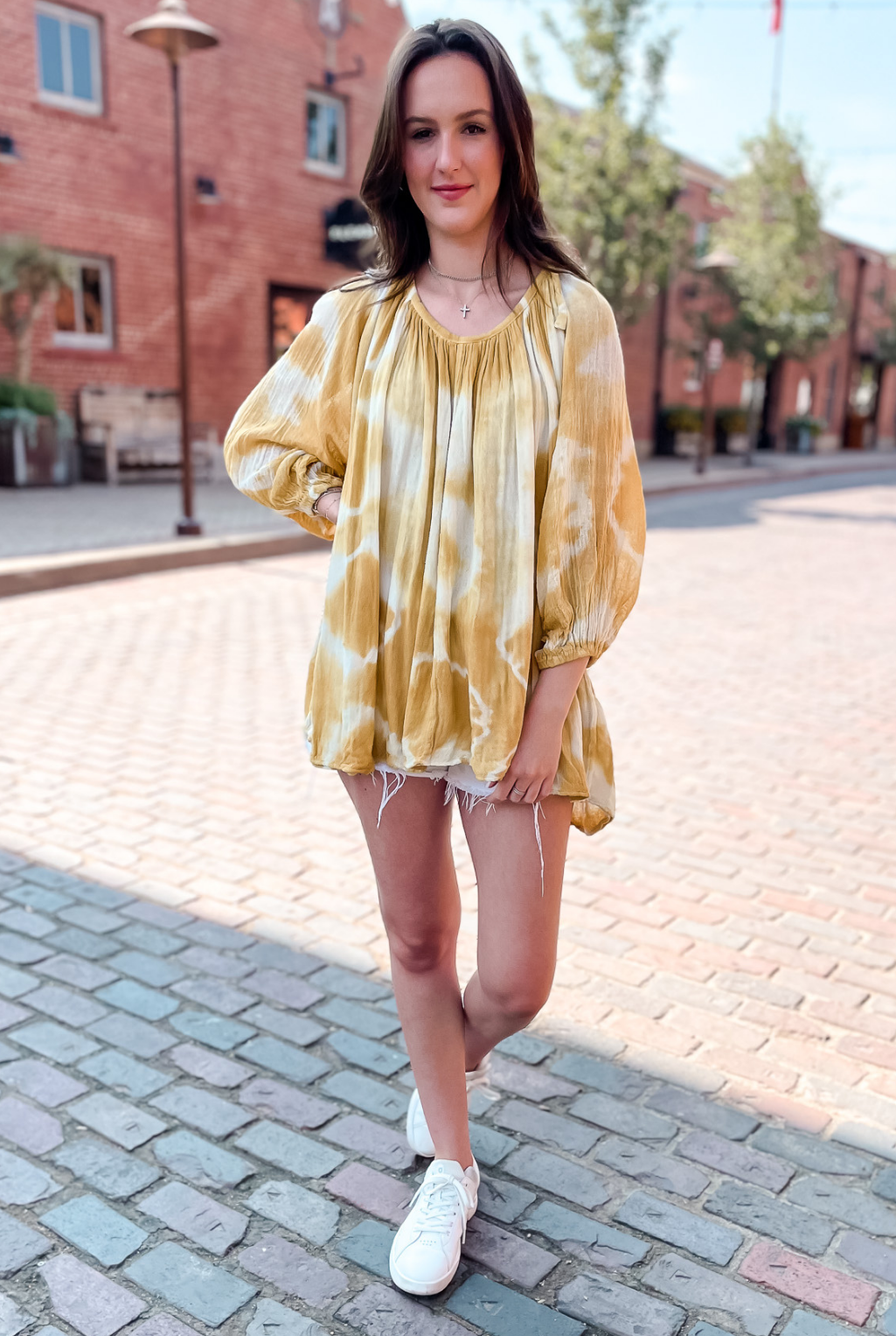 Basilica Tunic Dress - Mustard