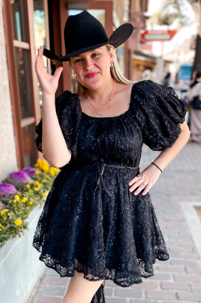 Cotillion Party Dress Black