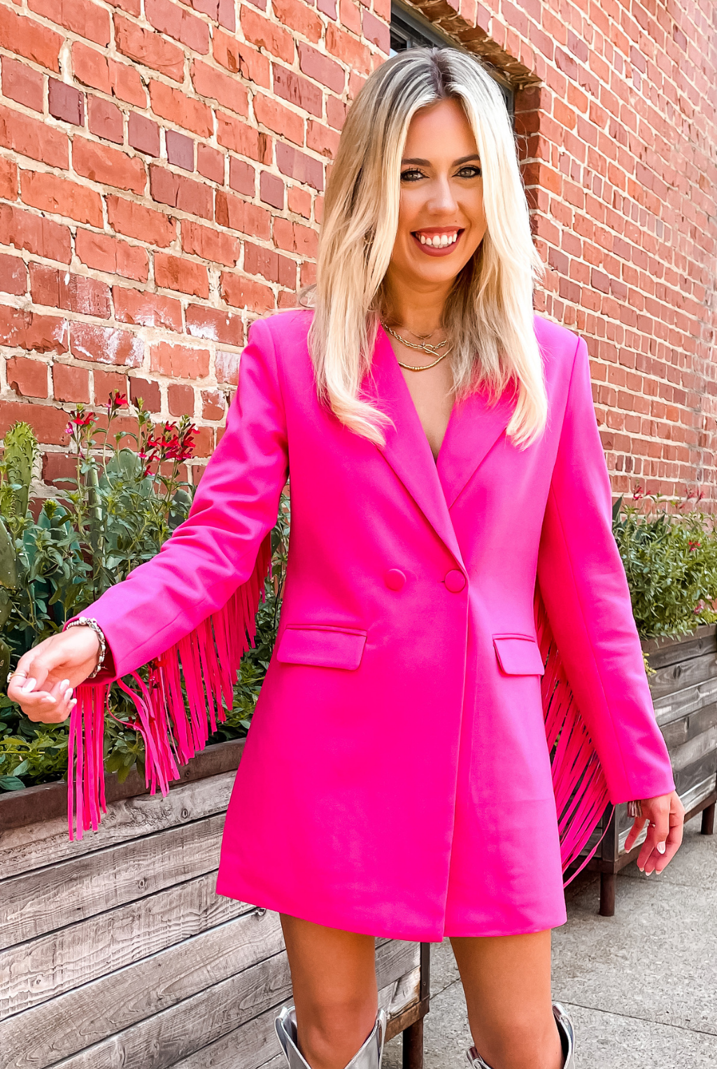 Business Barbie Fringe Jacket