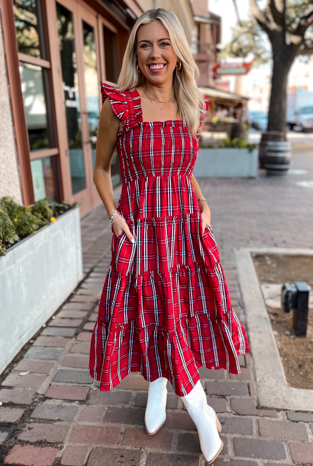 J Marie - Rayna Ruffle Dress