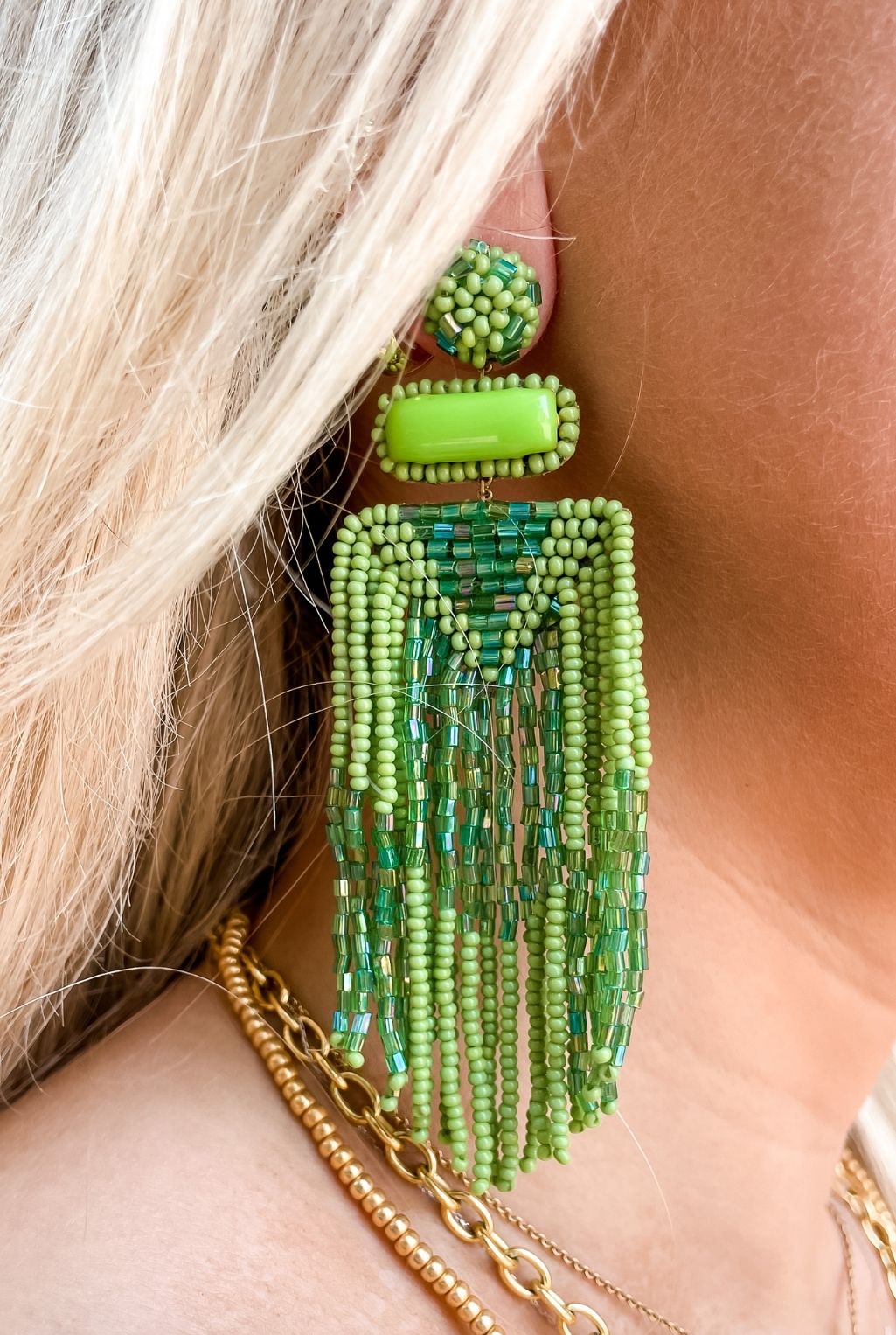 Jody Earrings - Green