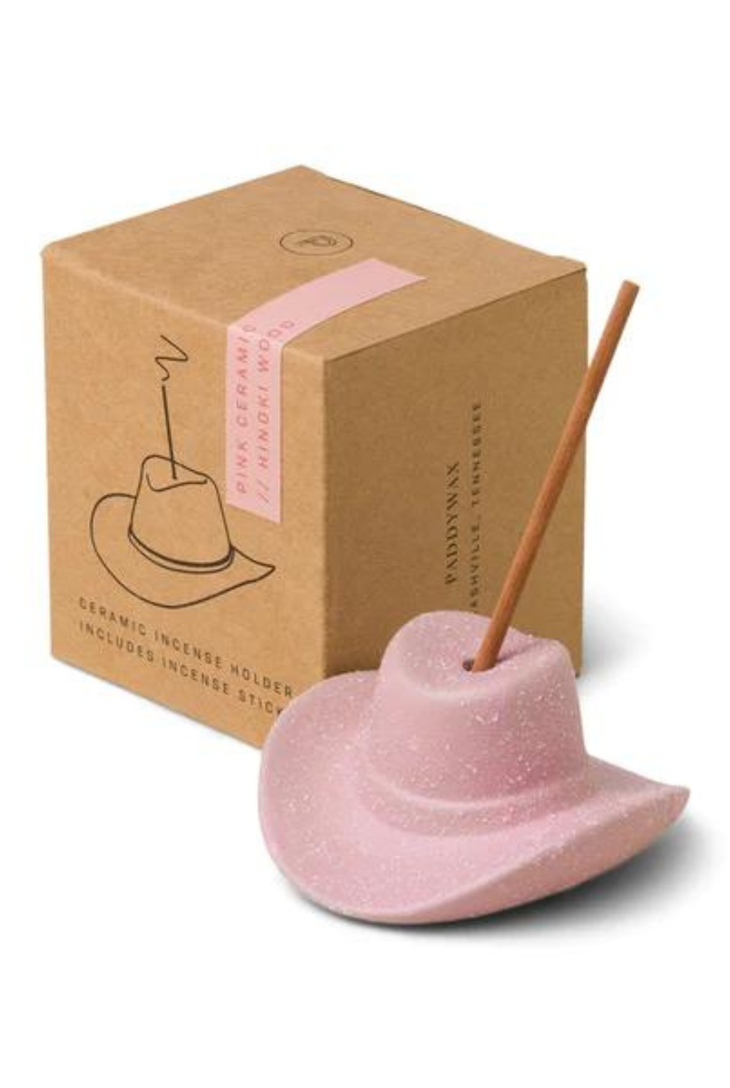 Cowboy Hat Incense Holder - Pink