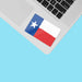 Texas Flag Rectangle Sticker - Tucker Brown