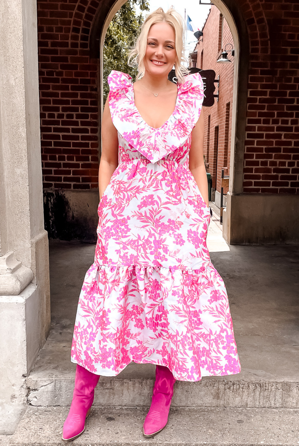 Y Bristol Angie Dress - Tucker Brown