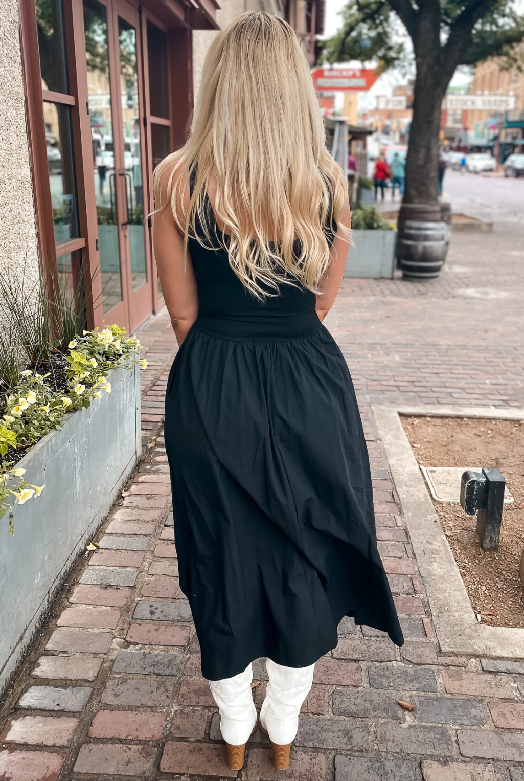 Bebe Tank Dress - Black