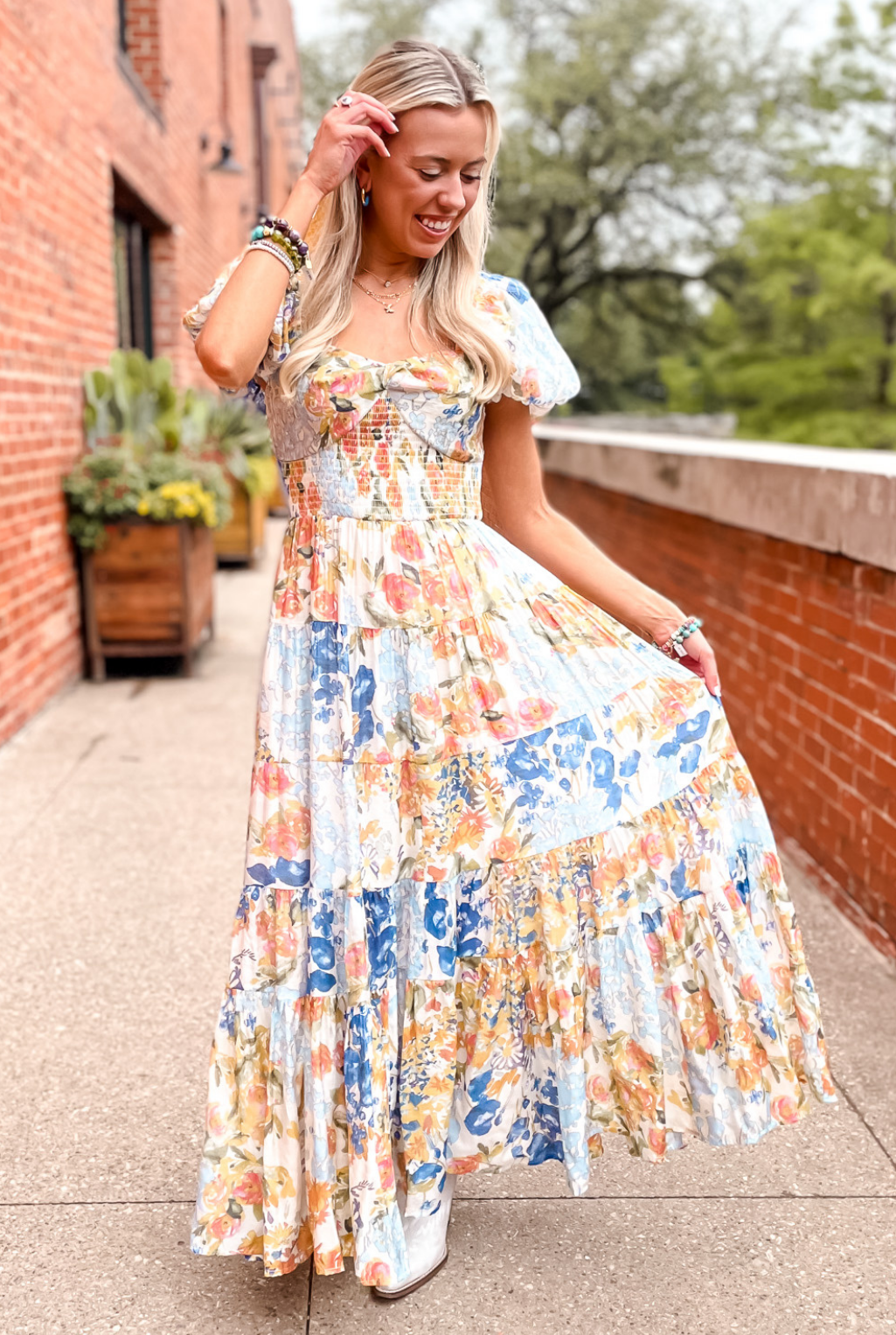 Iris Floral Dress
