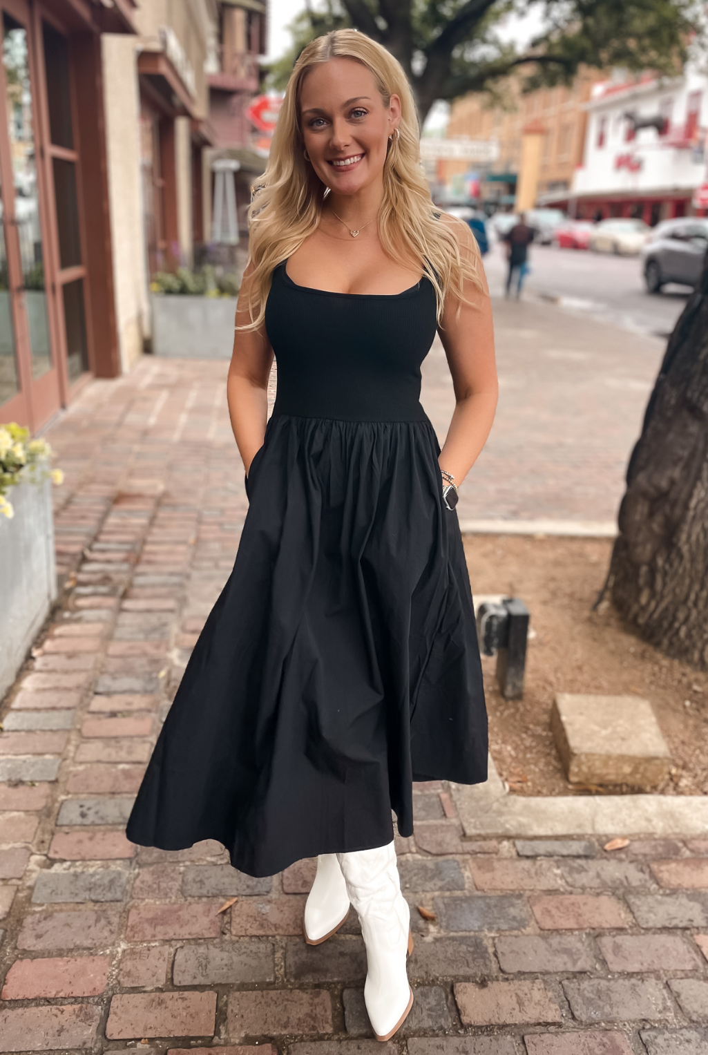 Bebe Tank Dress - Black