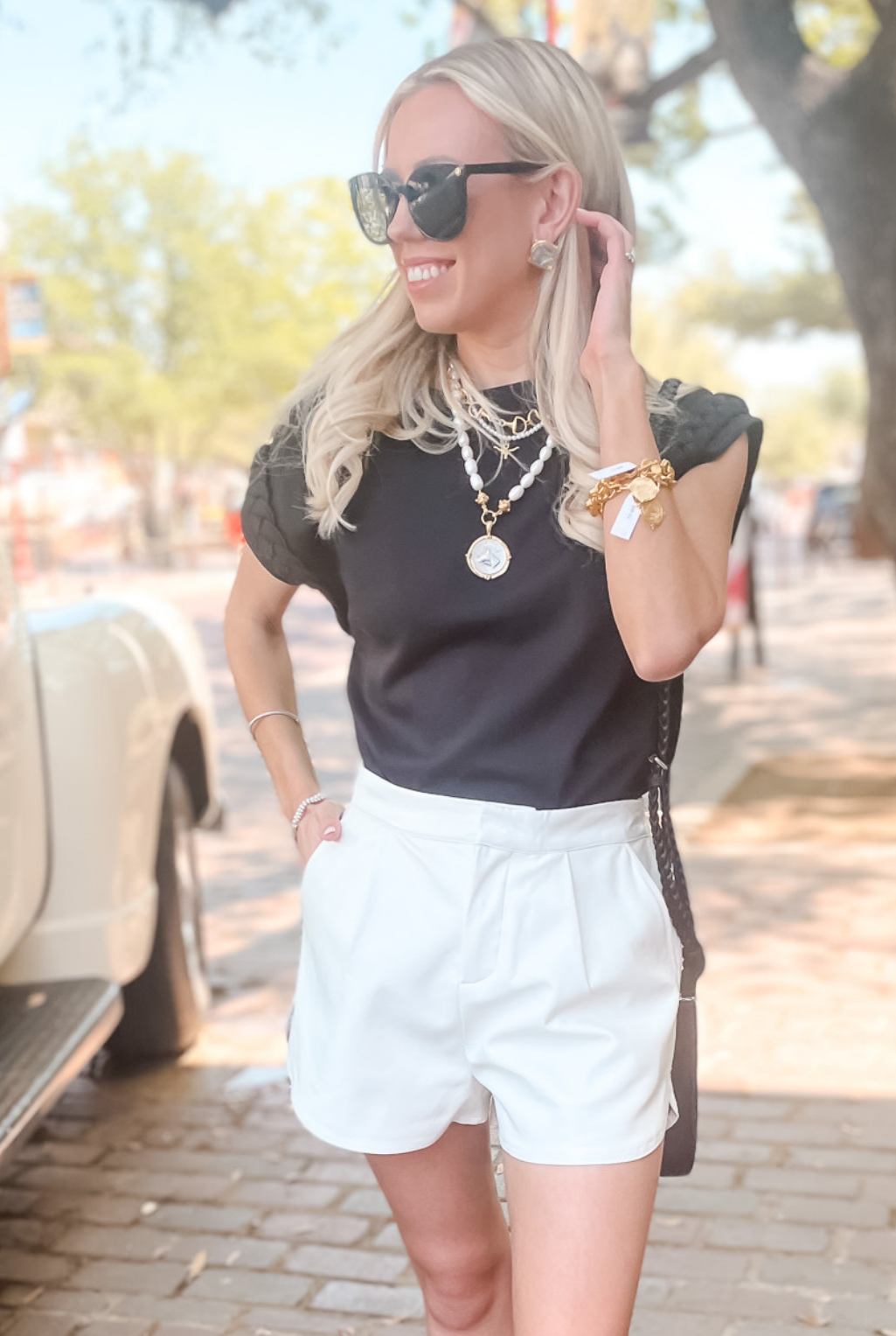 Braided Detail Top - Black