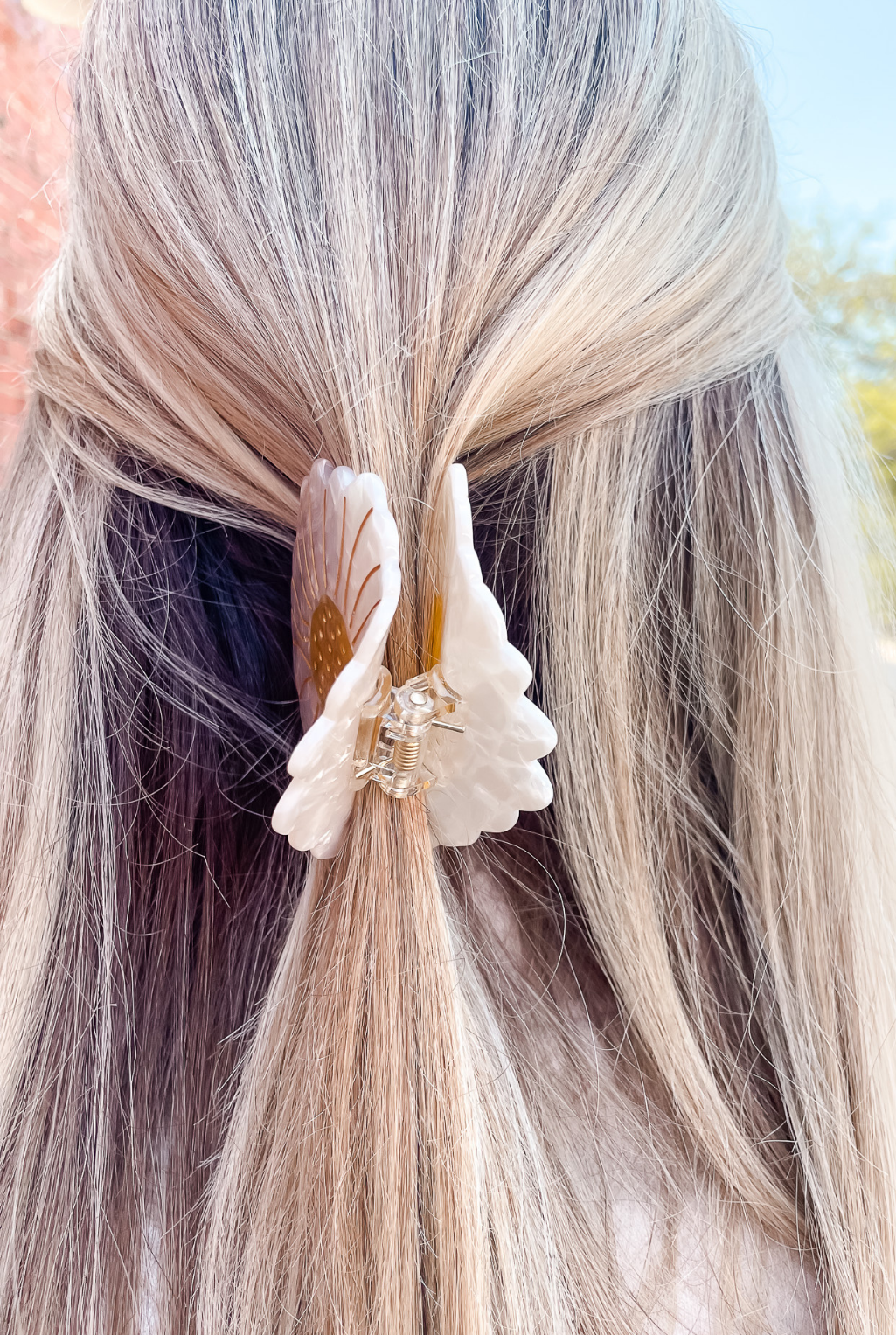Hand Painted Daisy Hair Clip