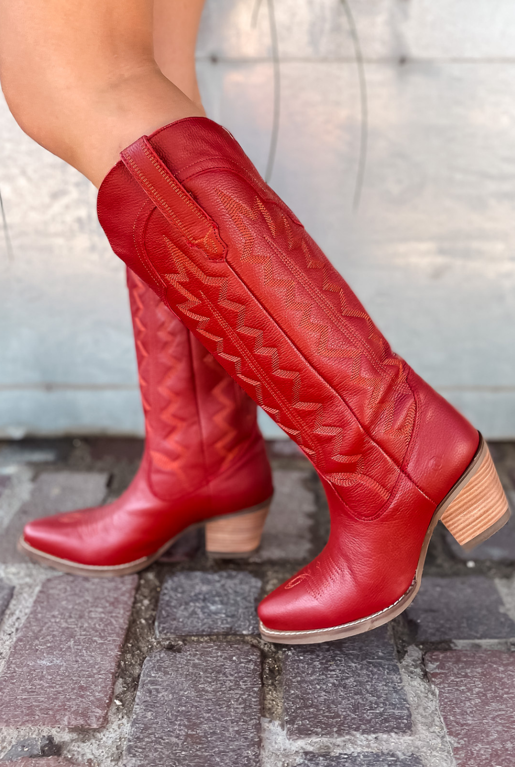 High Cotton Boot Red