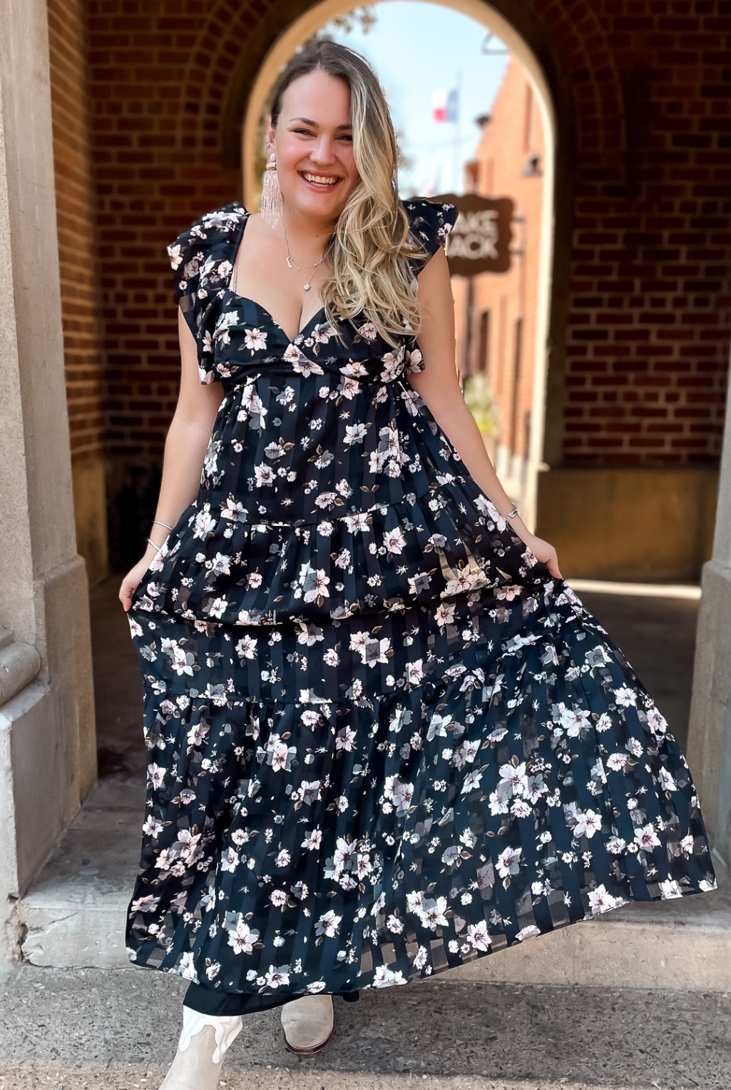 Lilly Flower Basket Dress