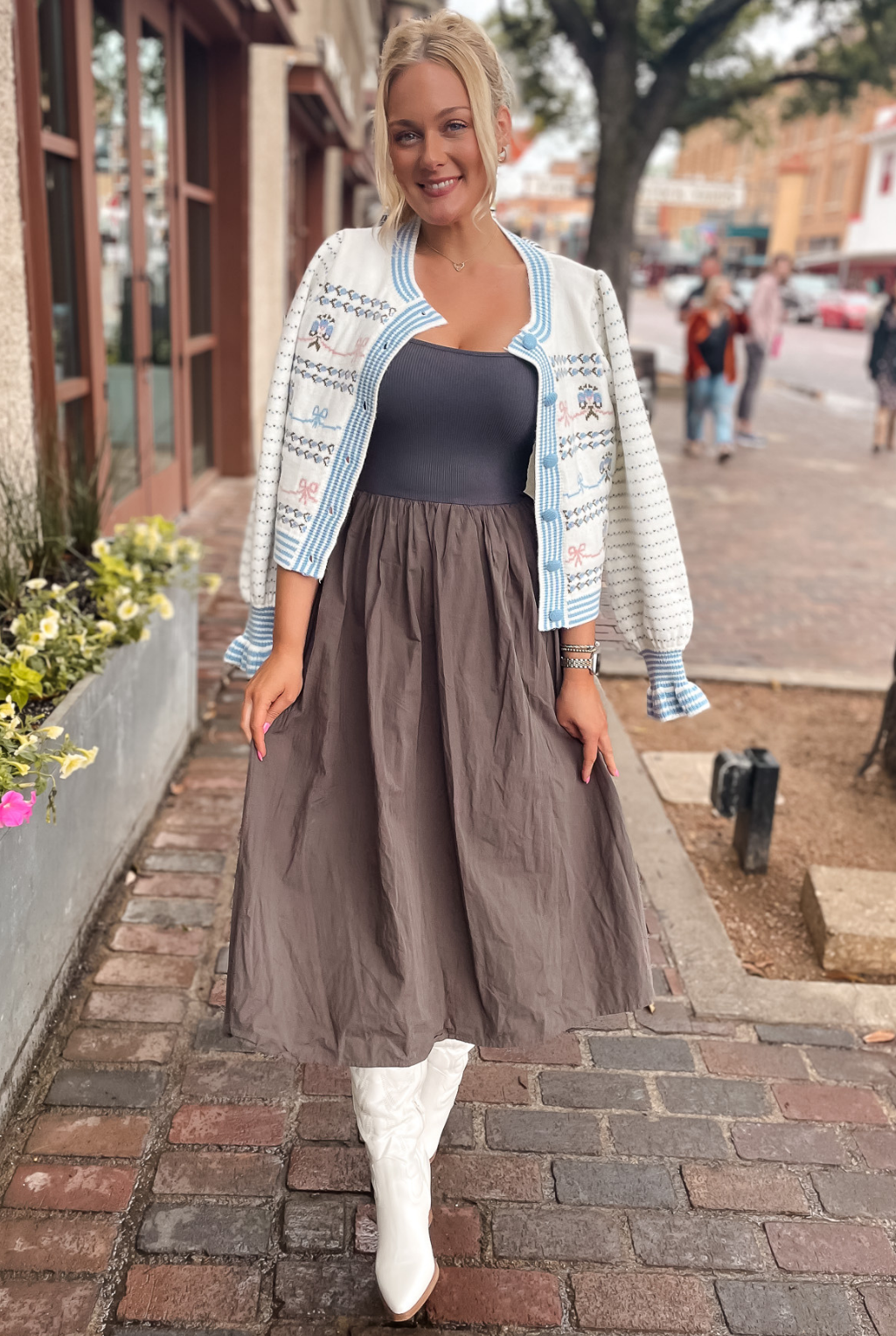 Bebe Tank Dress - Grey