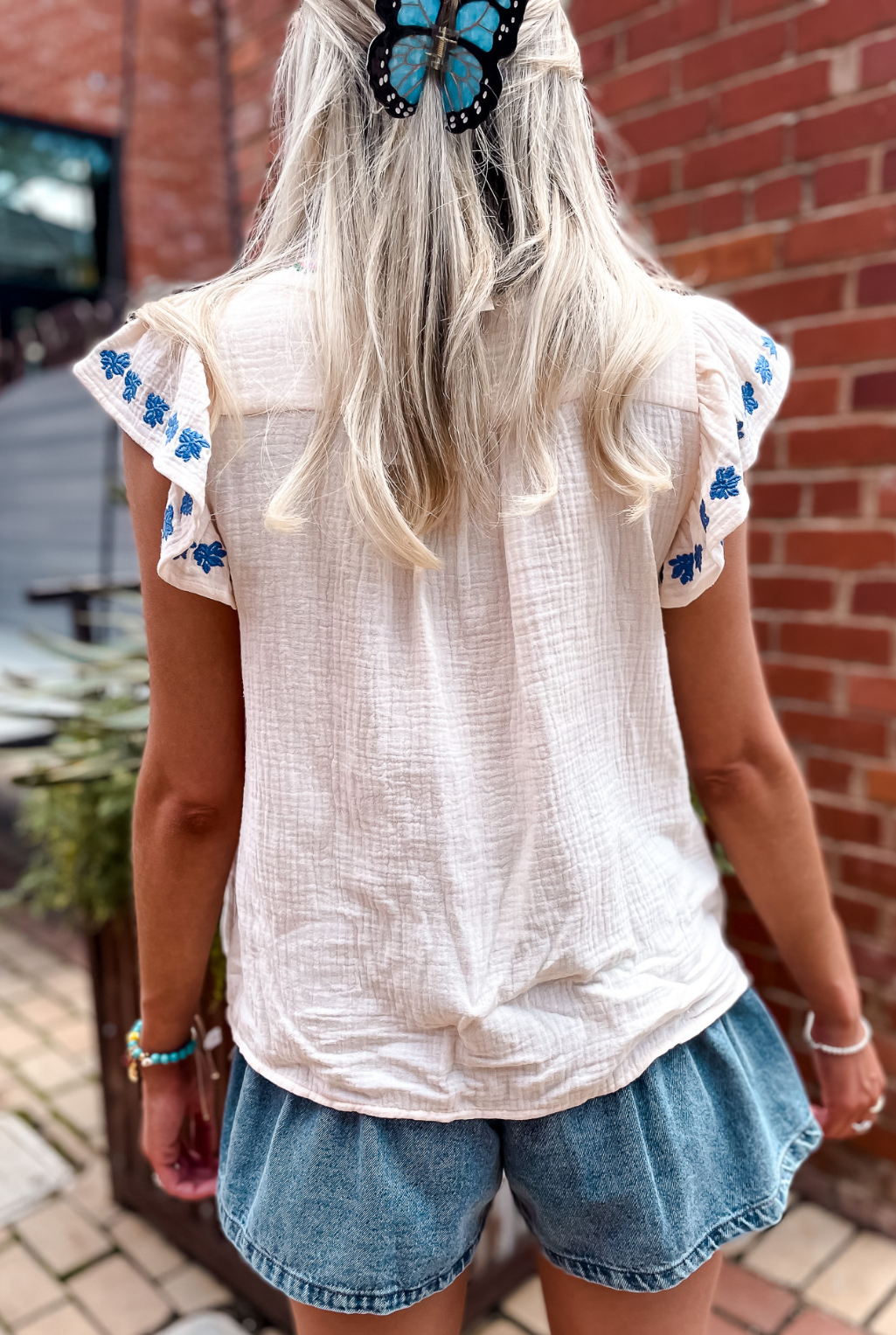 Ellen Embroidered Top
