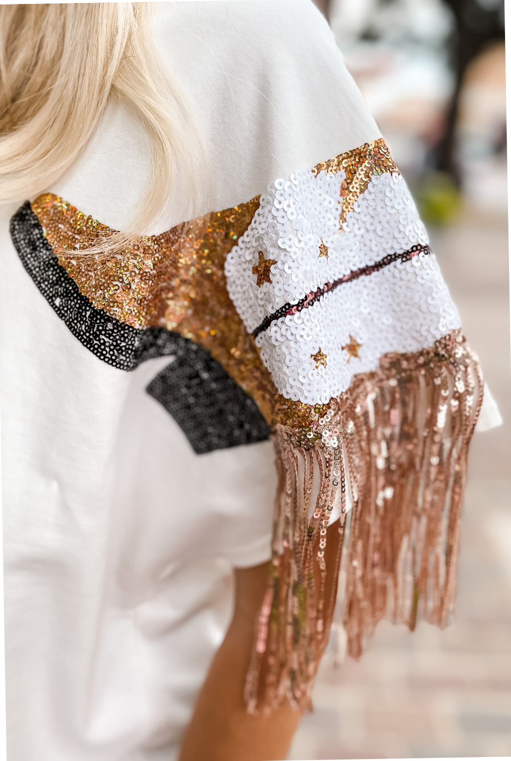 Boot Scoot Sequin Top