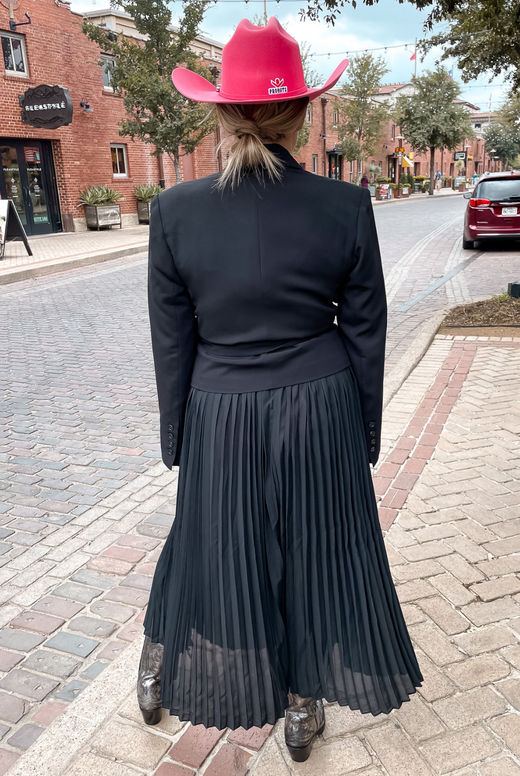 Astr - Sekani Tuxedo Coat Dress