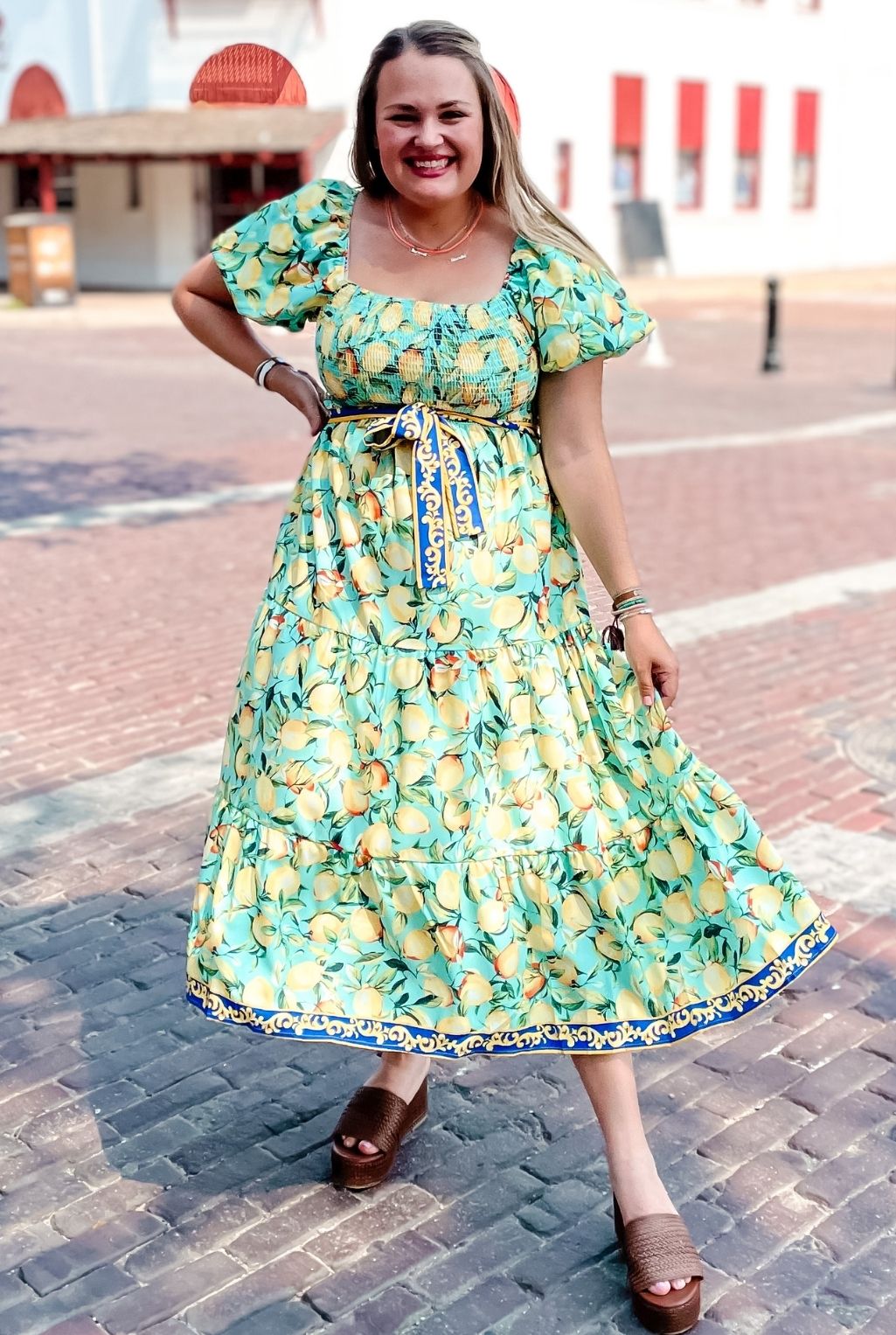 If Life Gives You Lemons Dress - Green