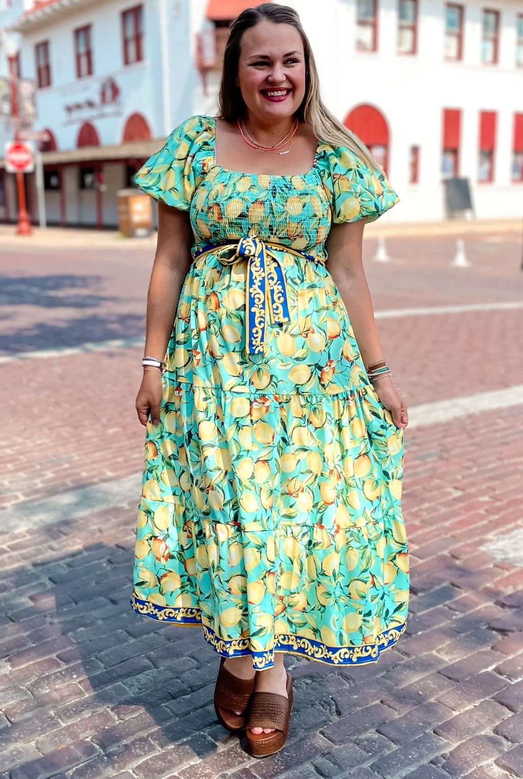 If Life Gives You Lemons Dress - Green
