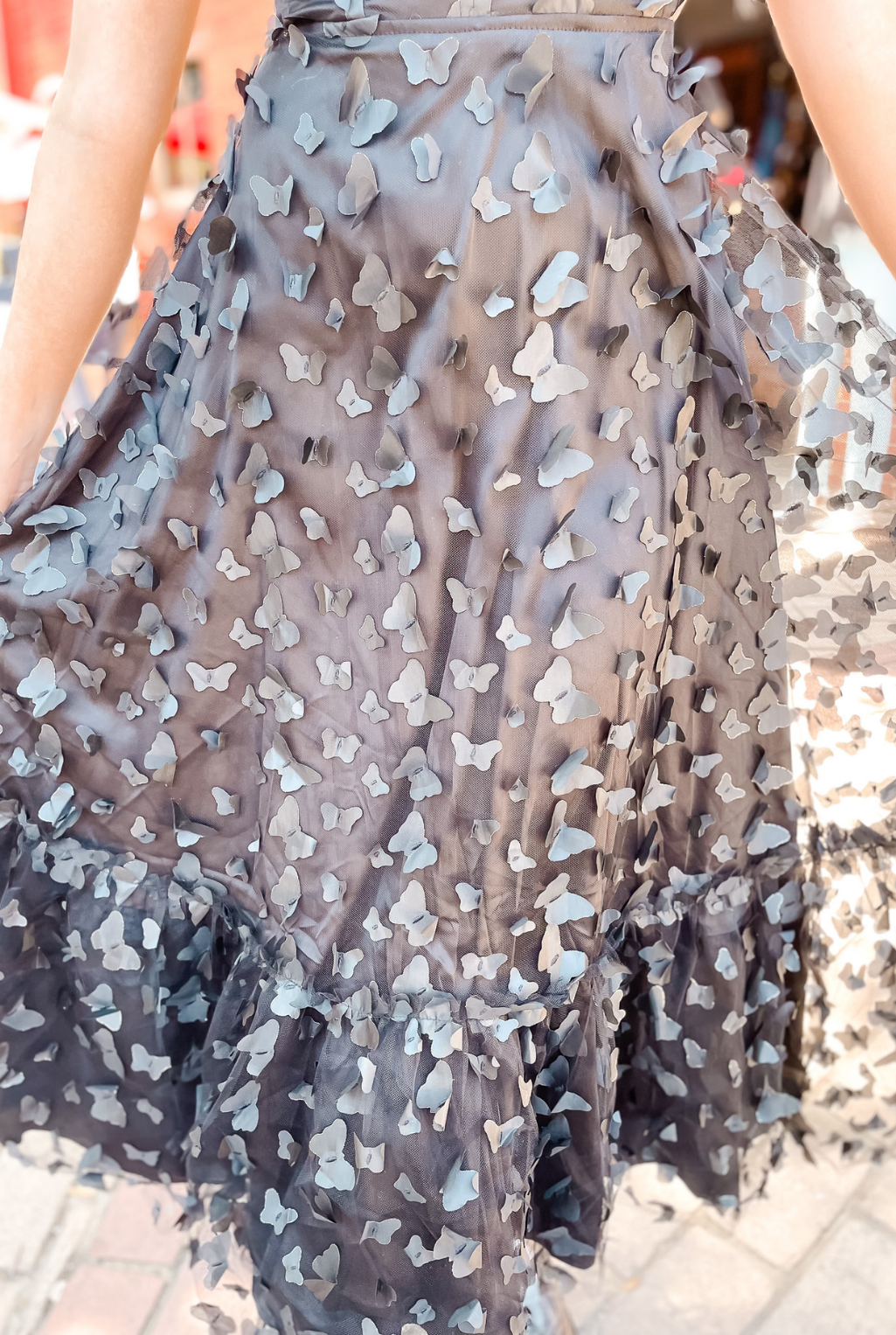 Mariposa Midi Dress - Black