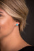Inlayed Stud Earrings - Turquoise - Tucker Brown