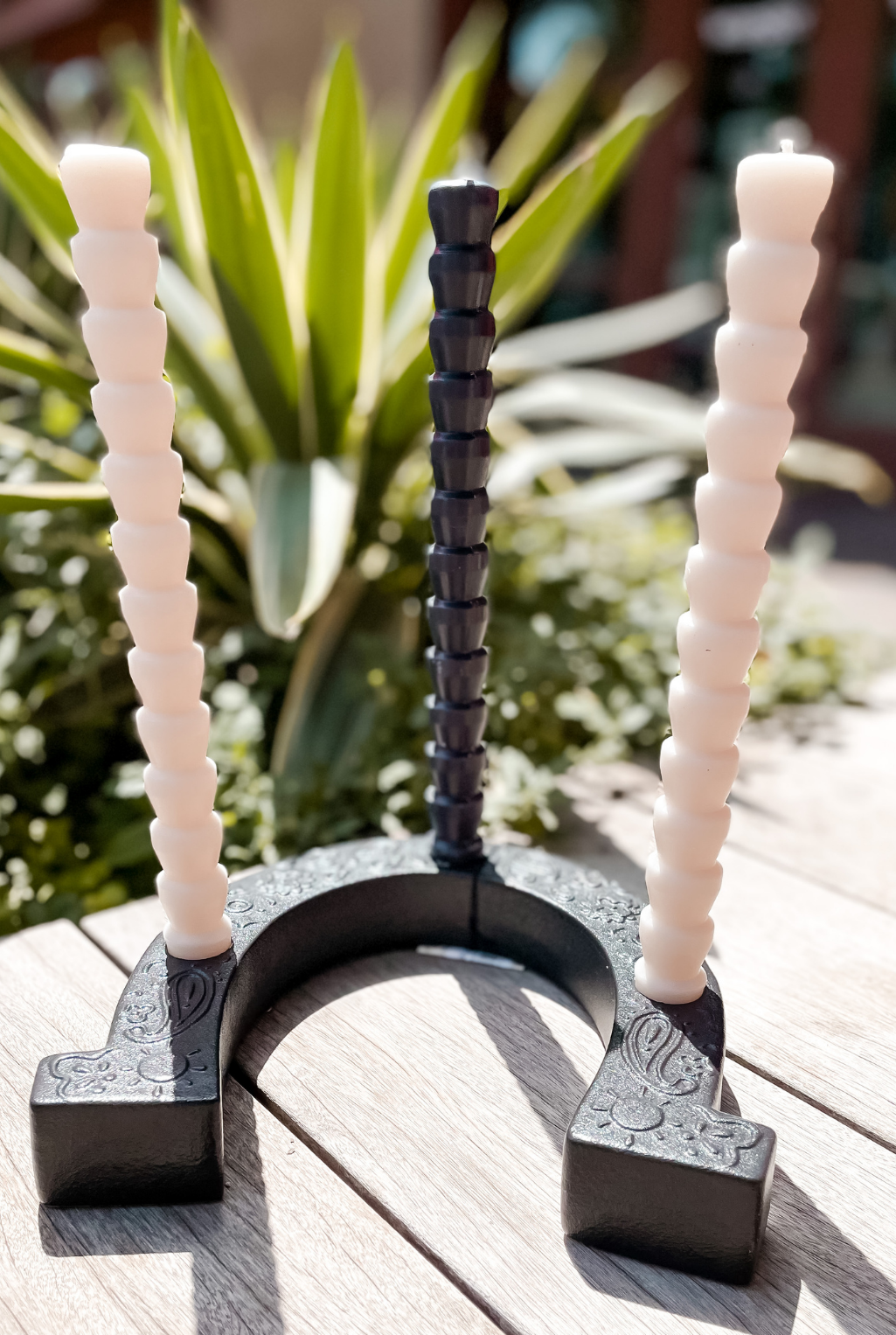 Horseshoe Taper Holder - Black