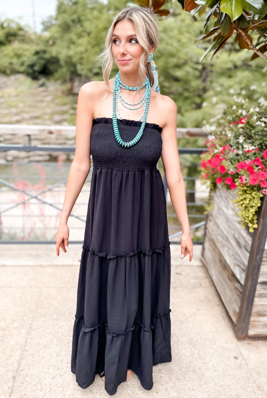 Trisha Maxi Dress - Black