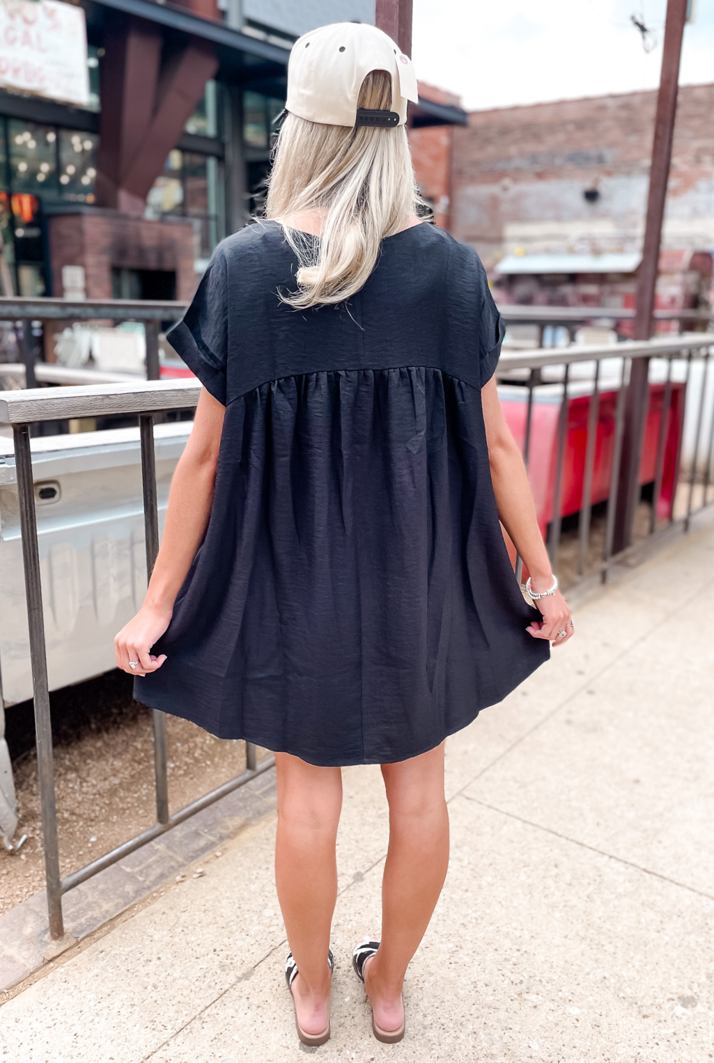 Tami Baby Doll Dress - Black