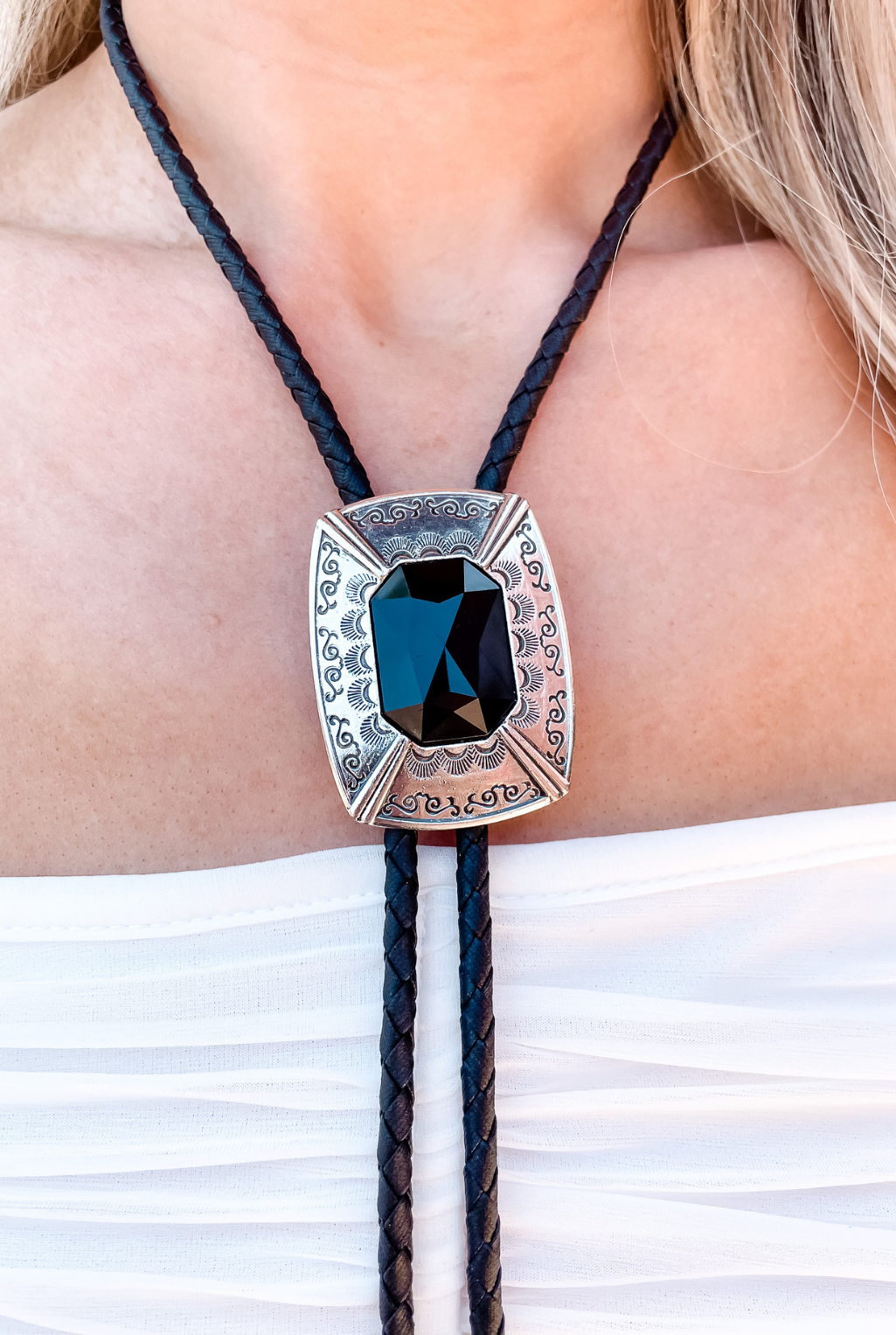 Rectangle Bolo Tie