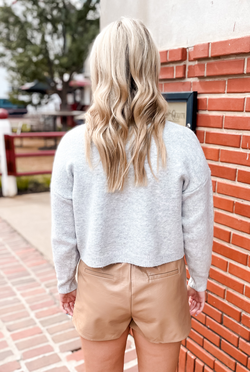 Horse Heads Cardigan - Grey