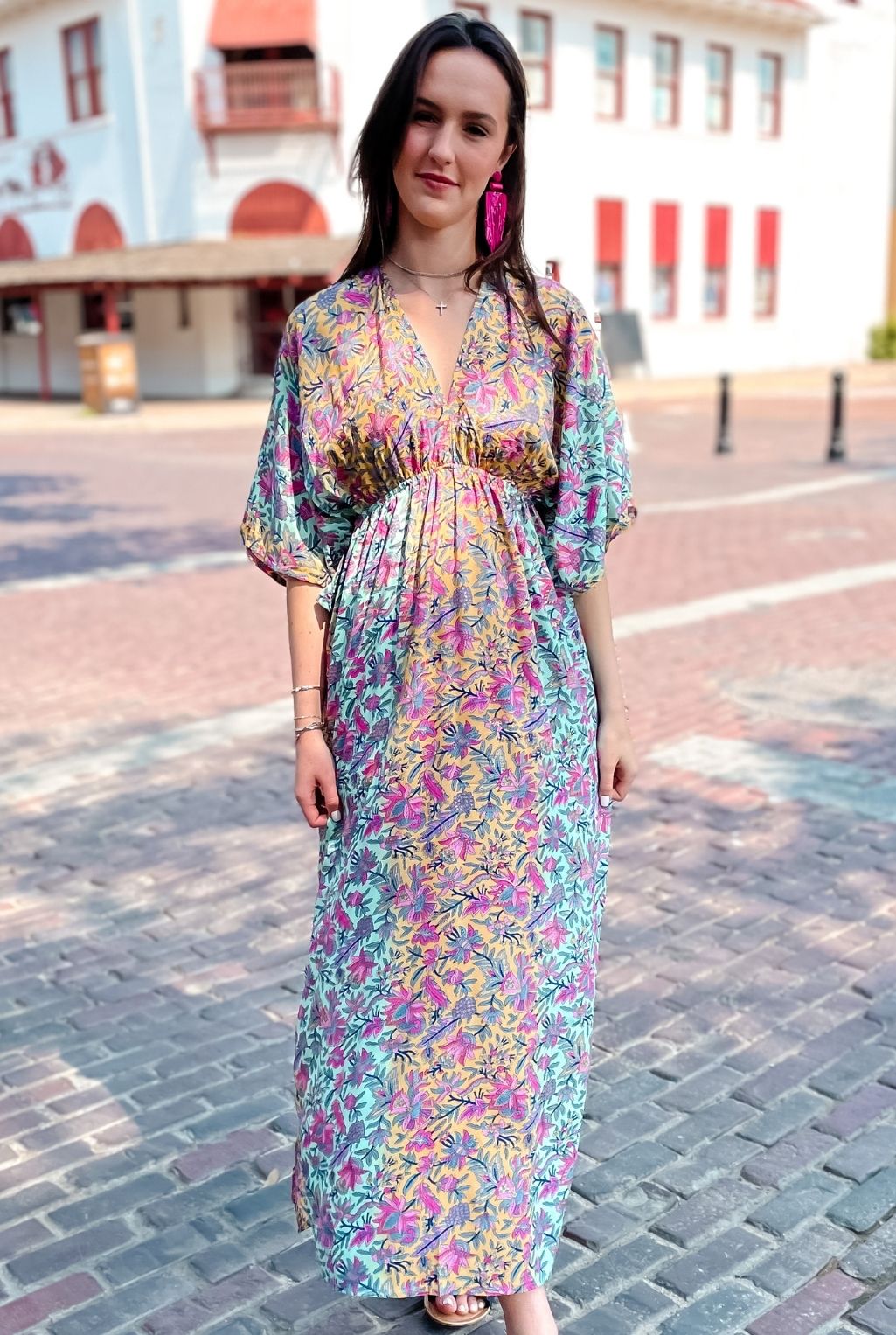 Caitlyn Deep V Dress