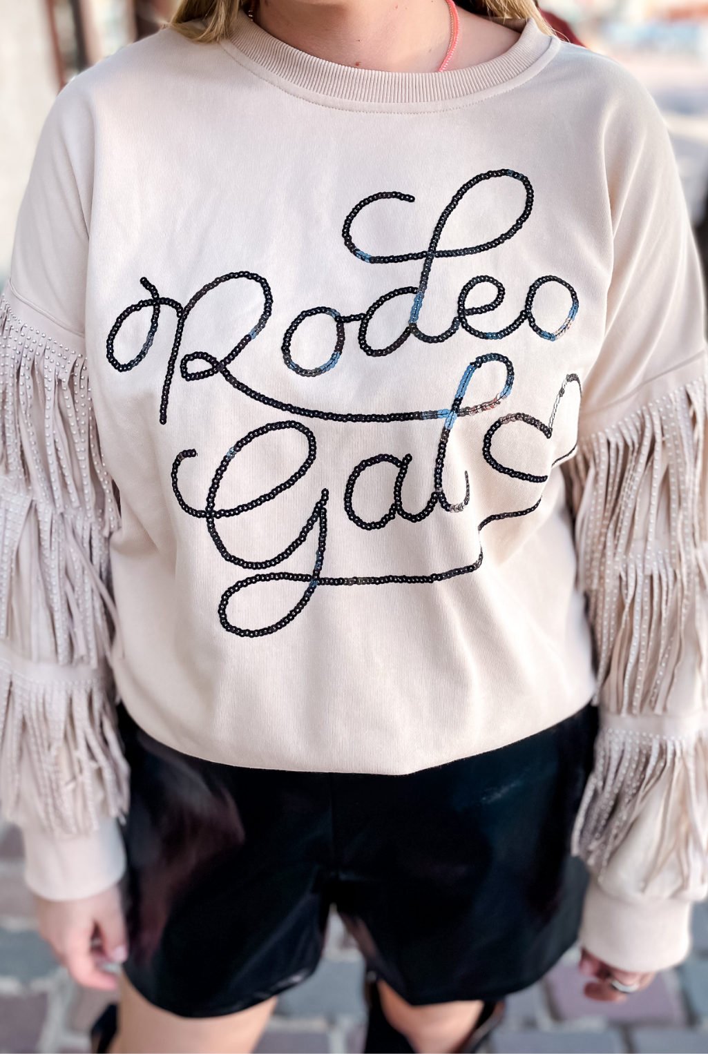 Rodeo Gal Fringe Sweatshirt