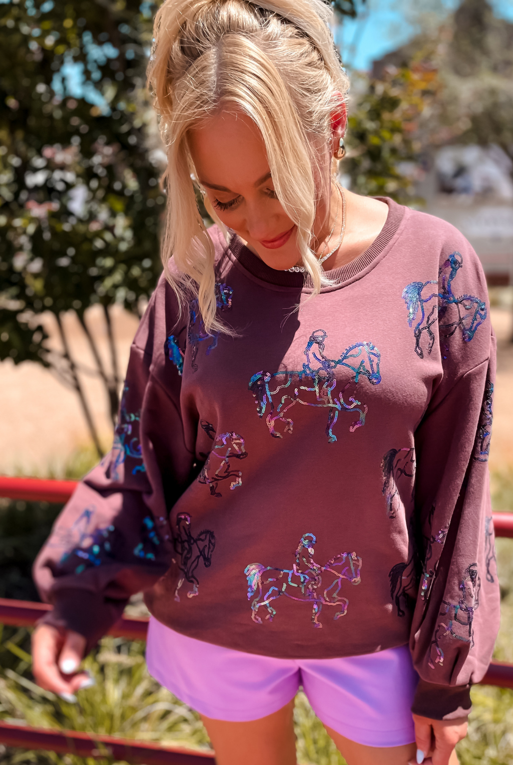 Riding Horses Sweatshirt