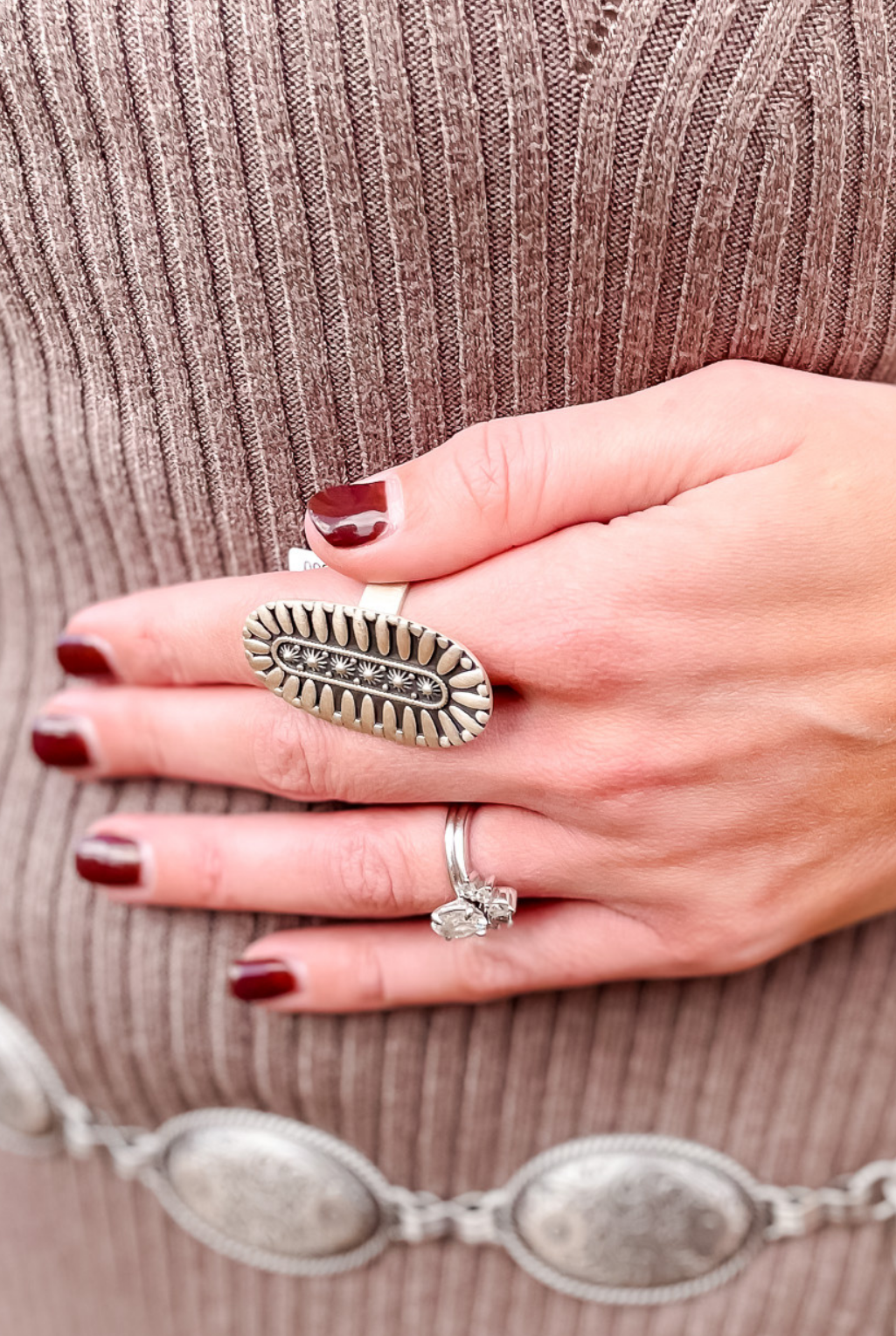 West Of All Sterling Ring