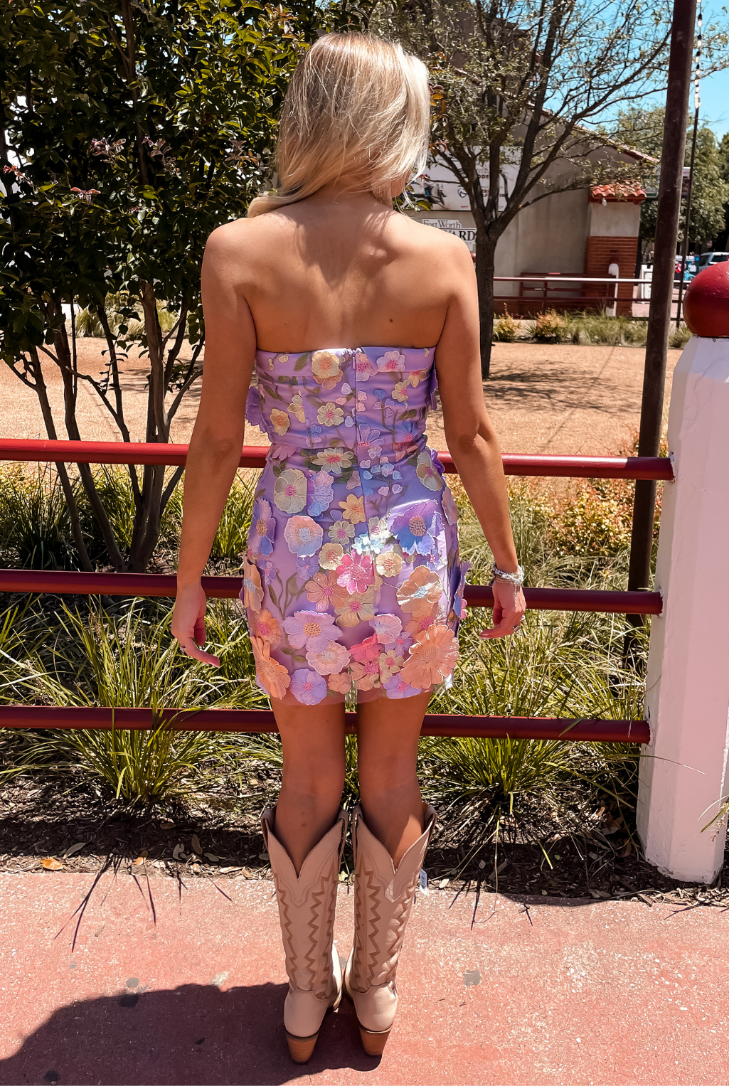 Lavender Fields Floral Dress