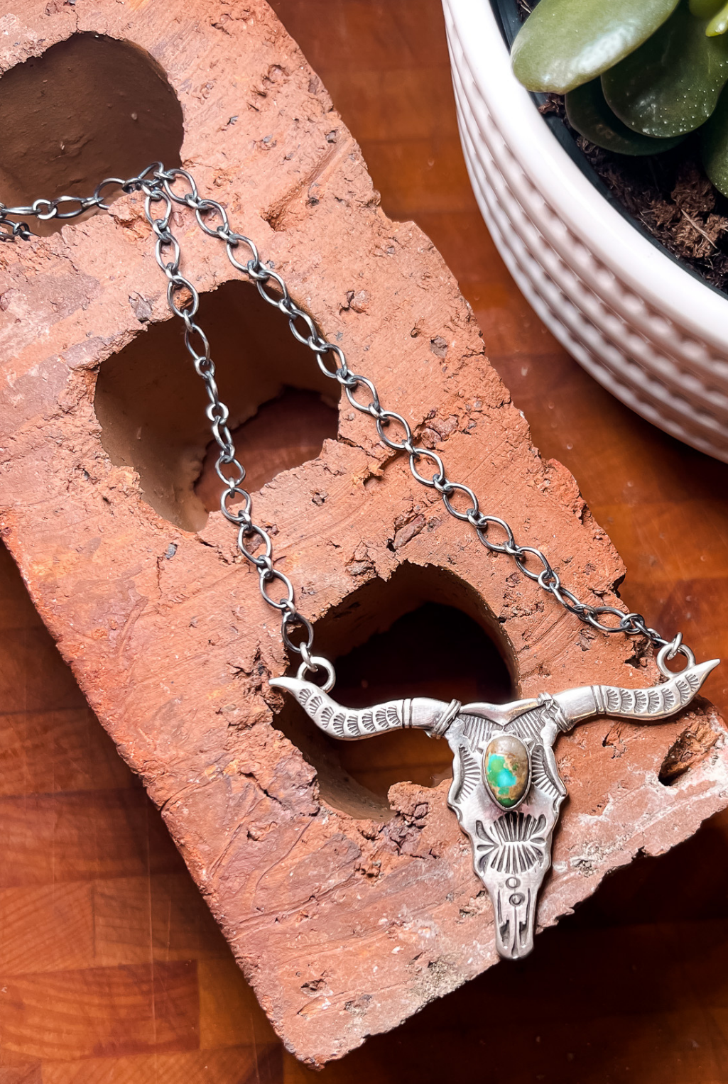Longhorn Turquoise Necklace