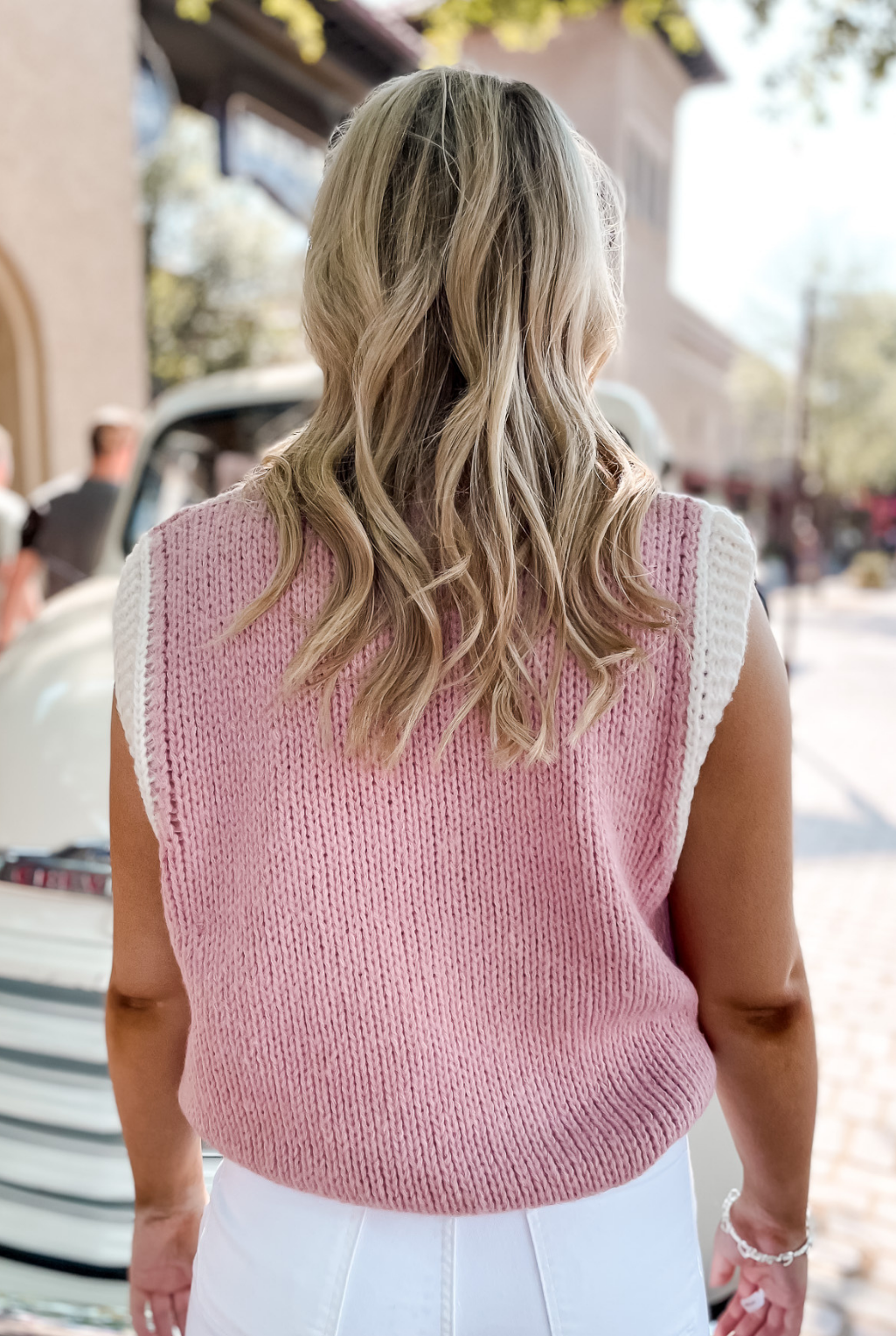 Horseshoe Vest - Pink