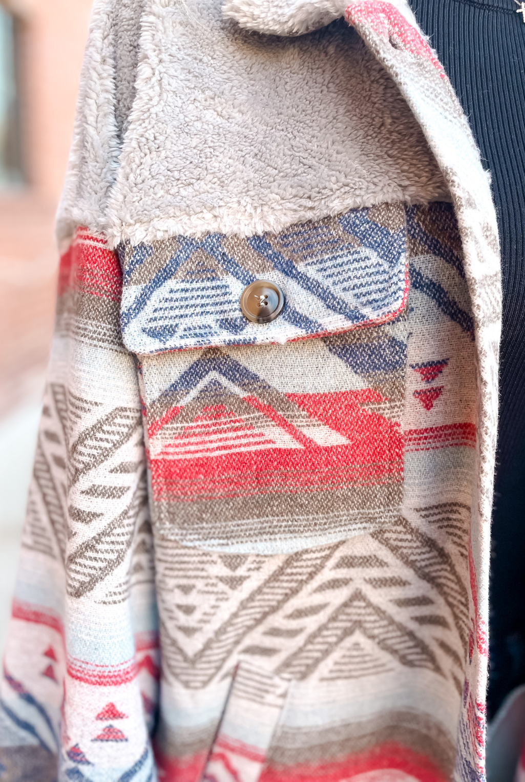 Fleece & Fun Jacket - Blue/Grey