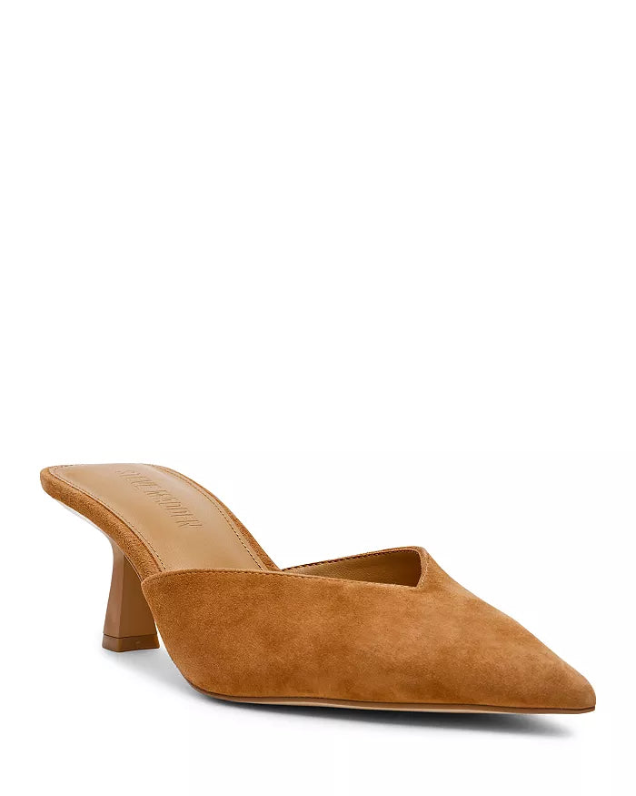 Mod Chestnut Suede Heel