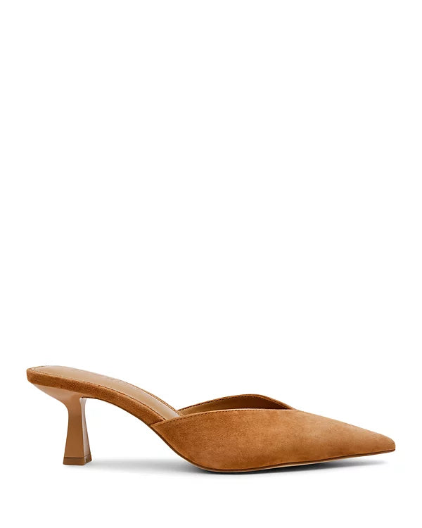 Mod Chestnut Suede Heel