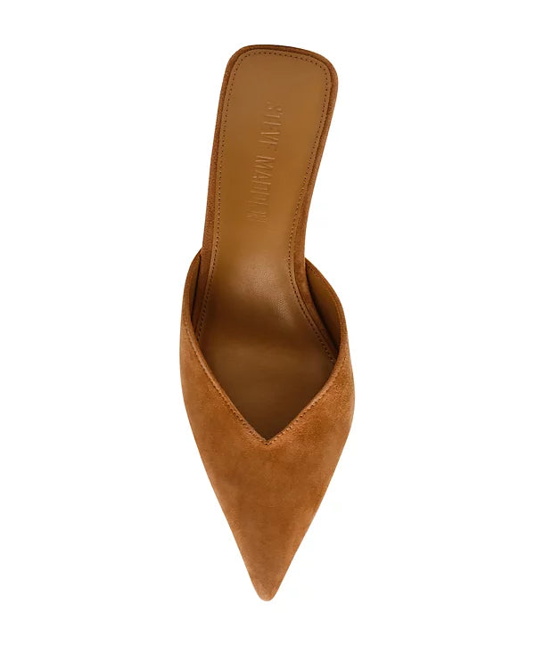 Mod Chestnut Suede Heel