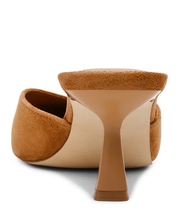 Mod Chestnut Suede Heel
