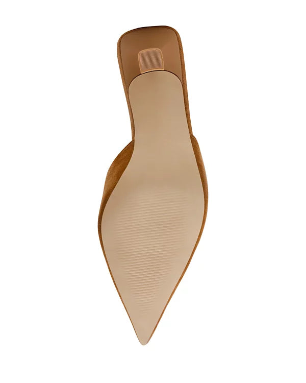Mod Chestnut Suede Heel